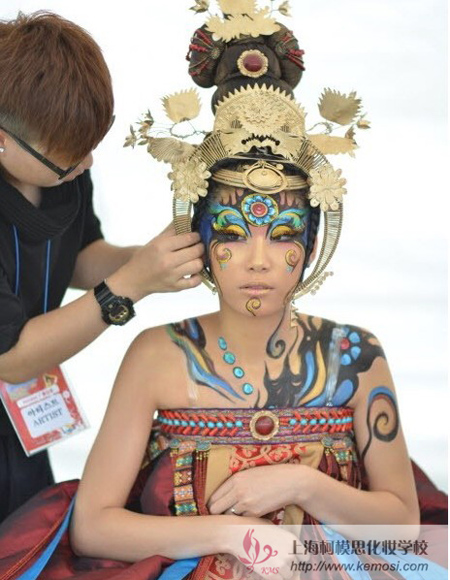 2011國際人體彩繪節夢幻妝三等獎作品