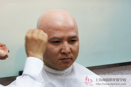 上海柯模思化妝學(xué)校姜大英教授老人妝特講現(xiàn)場(chǎng)