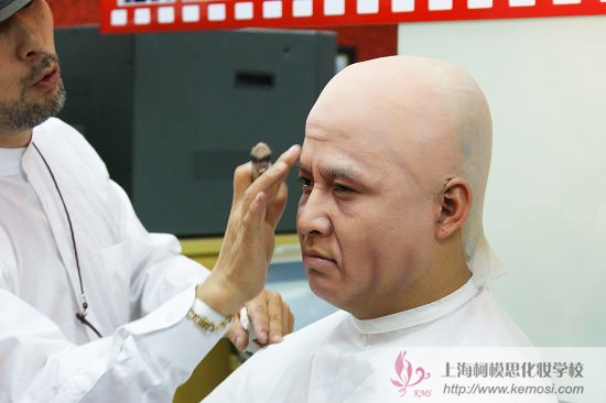 上海柯模思化妝學(xué)校姜大英教授老人妝特講現(xiàn)場(chǎng)